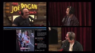Joe Rogan plays a hilarious video from the No Kings protests.