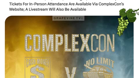 Cash Money VS No Limit Verzuz: Oct 25, 2025 At ComplexCon Las Vegas. Tickets & Livestream Available.