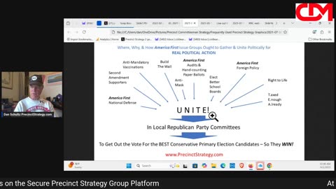 Precinct Strategy "Wake up!" is not a political strategy. Dan Schultz September 1 2025