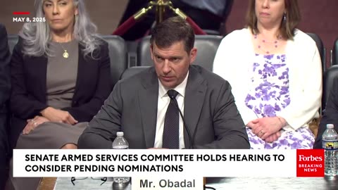 Senate Armed Services Committee Holds Hearing To Consider Pending DoD Nominations