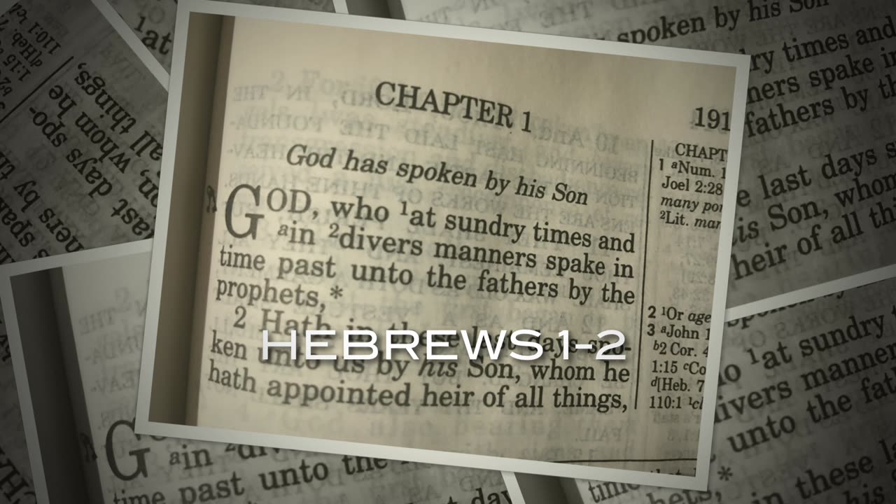 HEBREWS 1-2: A DYNAMIC, FASCINATING JOURNEY THROUGH THE WORD!! (SUMMER TEEN CAMP 2008)
