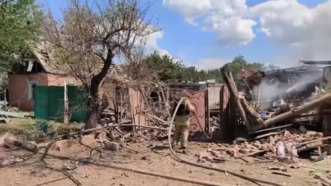 💥🐕 Ukraine Russia War | Aftermath of Shelling in Druzhkivka with Dog Rescue | RCF