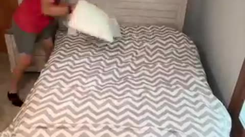 Breaking: Mattress prank gone wrong ￼