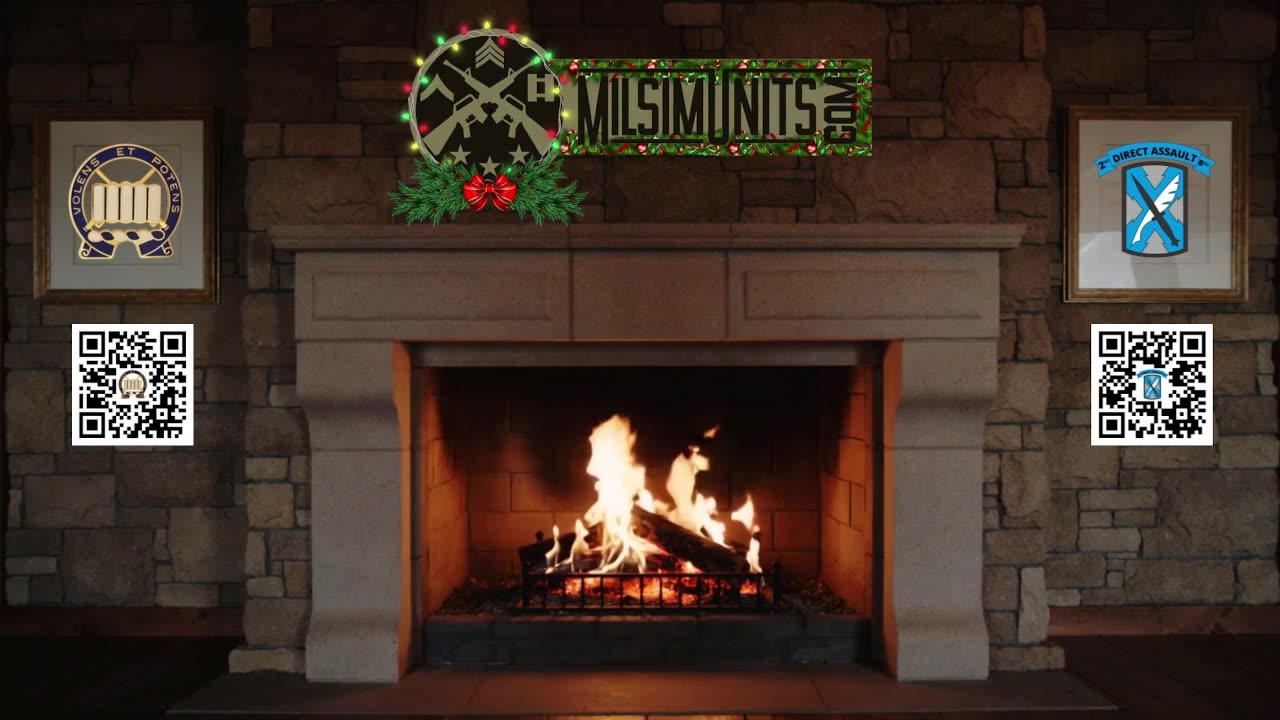 24/7 Holiday Barracks Fireplace | Milsim Units