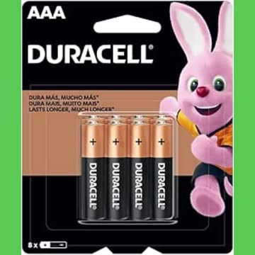 Duracell Pilha Alcalina Aaa Palito Duracell Com 8 Unidades