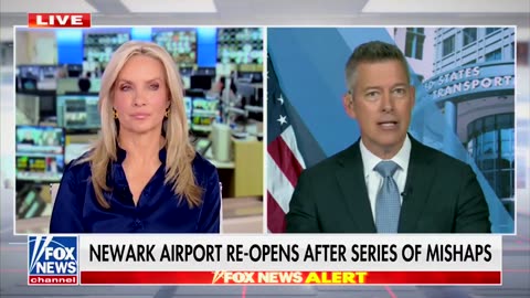 Sec Sean Duffy re-opens Newark airport's runway ahead of schedule