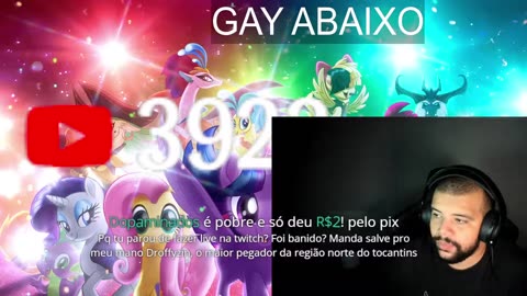 Live de OmeTV do LUANGAMEPLAY reajando ao @Game