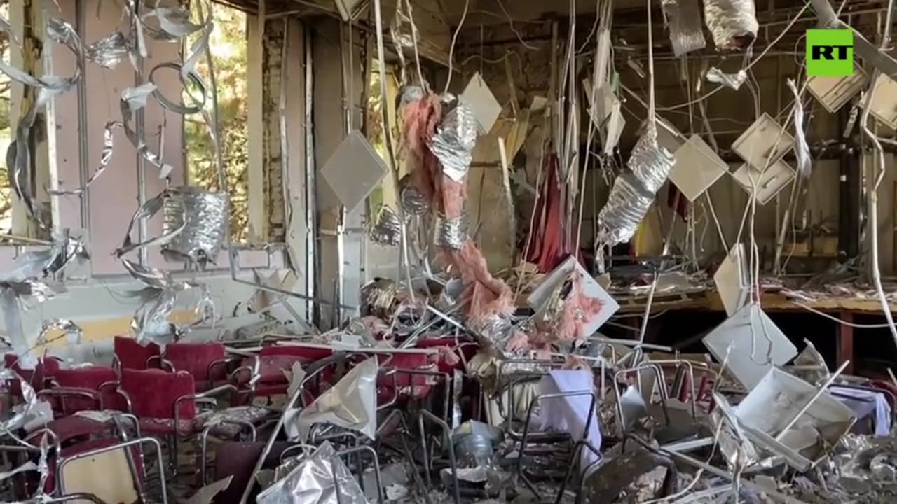 VIDEO shows aftermath of Ukrainian bomb attack on Crimean school