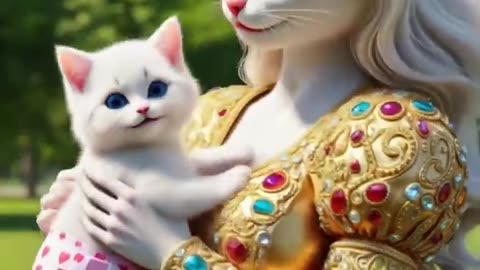 😭💕😿 Cats make fun of the kittens moms dress and watch how kitten sparks a glow up