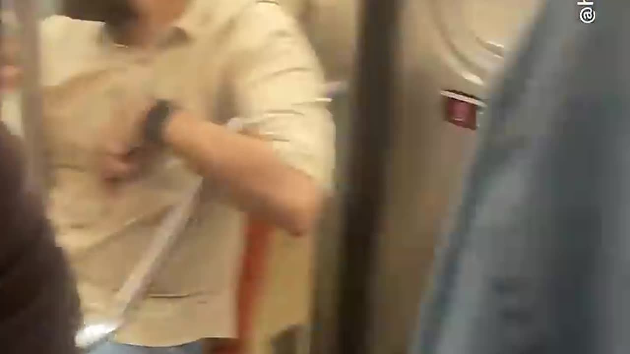 Commuters trapped on subway as floodwater surges at NYC station - 7NEWS Australia