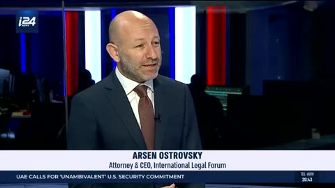 ZIONIST JEW CRISIS ACTOR Arsen Ostrovsky, the CEO of the International Legal Forum (ILF)