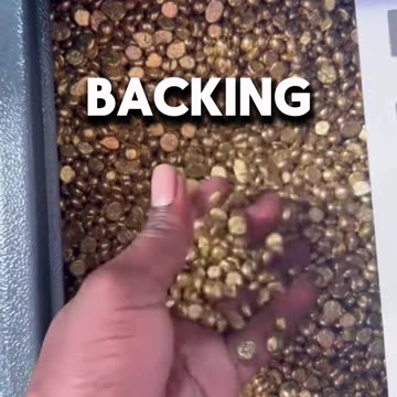 $10 could be exchanged for 10 ounces of real gold