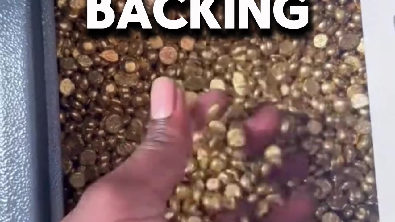 $10 could be exchanged for 10 ounces of real gold