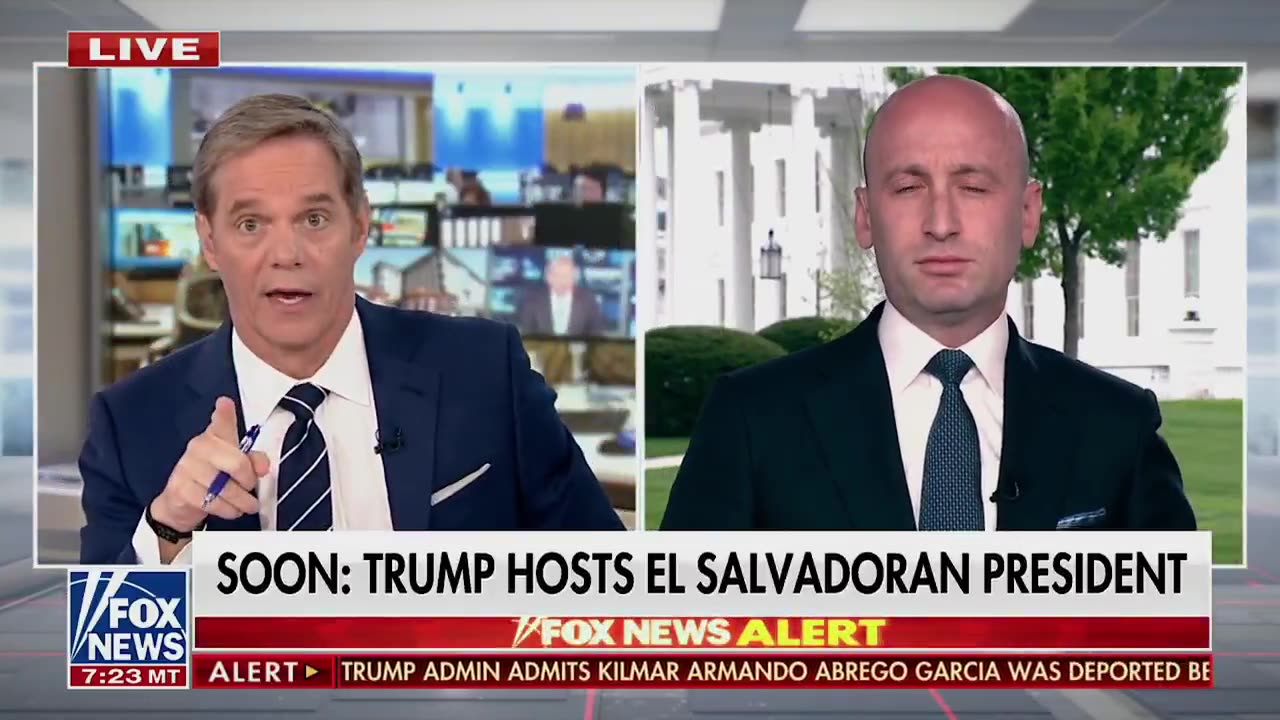 Stephen Miller Flusters Fox News Host Bill Hemmer With Realities About Deported Gang Member