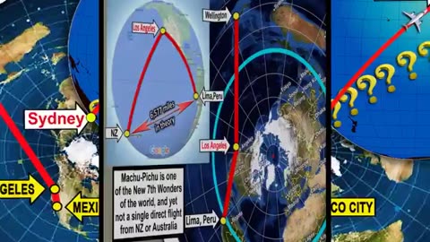 25 flight routes that are only possible on a flat earth 👌