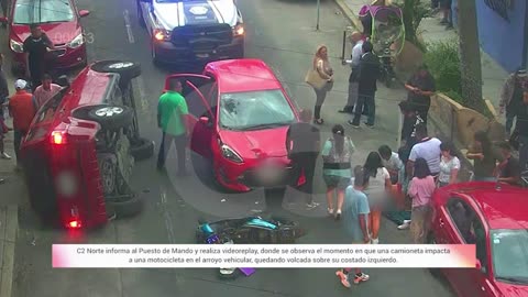 Accidente - Volcadura | #C5CorazónDeLaCDMX