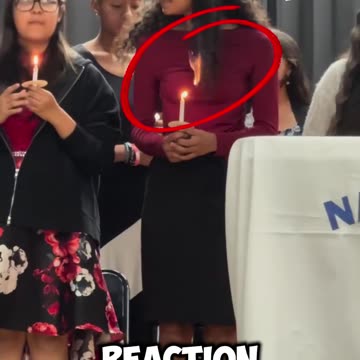 When this girl's hair suddenly caught fire, her reaction was the last thing anyone would expect
