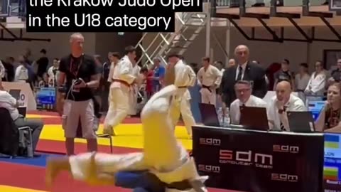 🏆🏋️‍♂️ Ukraine Russia War | Ukrainian Teen Judoka Wins at Krakow Judo Open | RCF