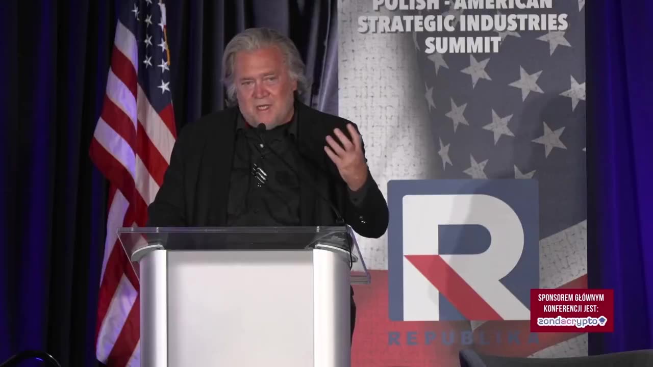 Bannon Full Speech - Polish-American Strategic Industries Summit 2025