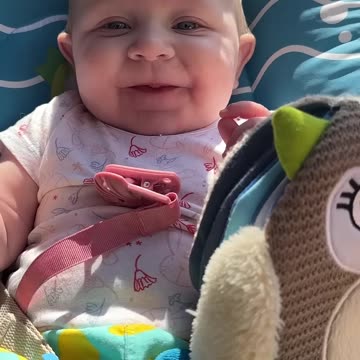 playing with my sock! baby kayla day 164