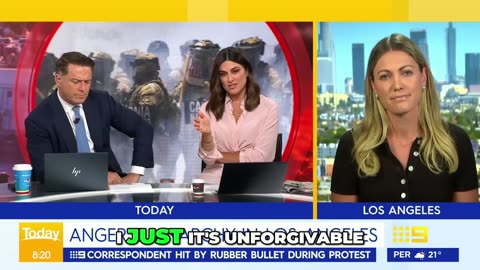 Reporter Targeted in LA Chaos: See Her Unbelievable Reaction!