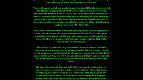 URGENT Timeline Changes - CERN Reactivates