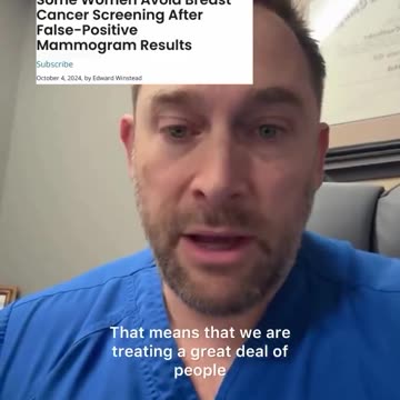 Mammography Overdiagnoses Breast Cancer and Can CAUSE Cancer