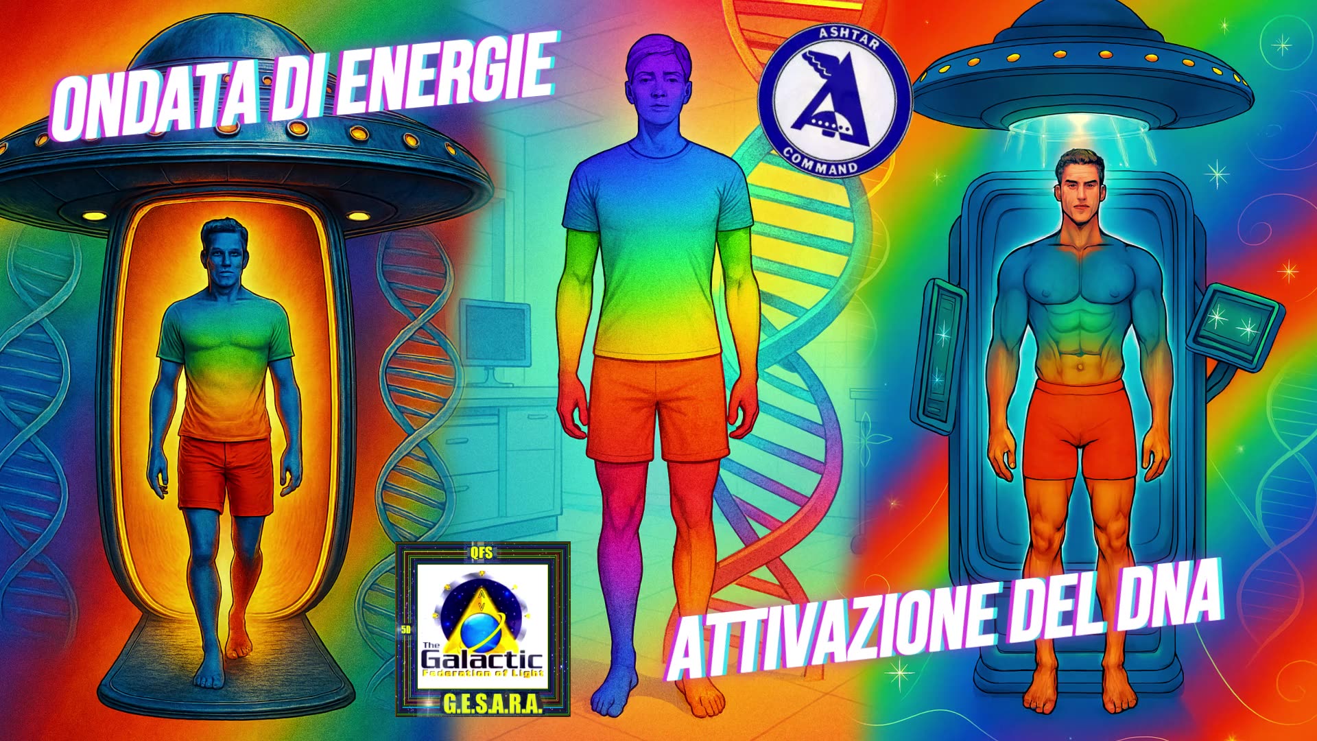 ⭐️⚪️🧬Ondata di energie di attivazione del DNA.