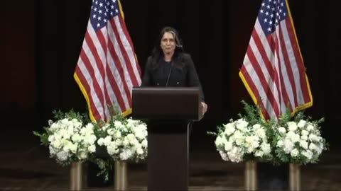 Thank you @TulsiGabbard for reminding everyone of the words that Charlie Kirk spoke: