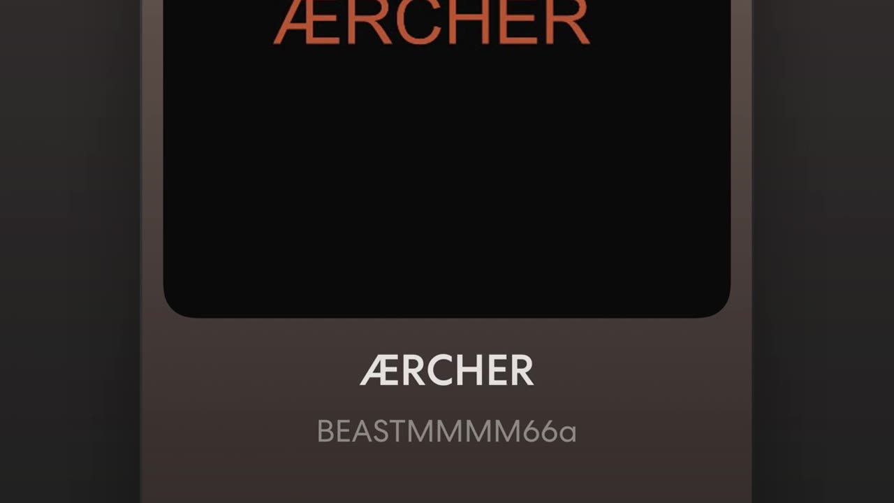ÆRCHER [Official Audio]