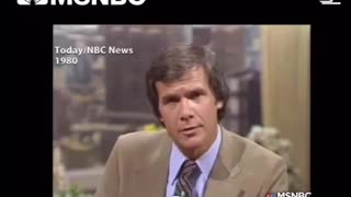 Trump introduced as 33 years old just as the Twin Towers fill the screen.— 1980 Clip