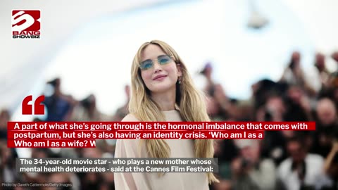 Jennifer Lawrence had 'great hormones' while she was filming 'Die, My Love'