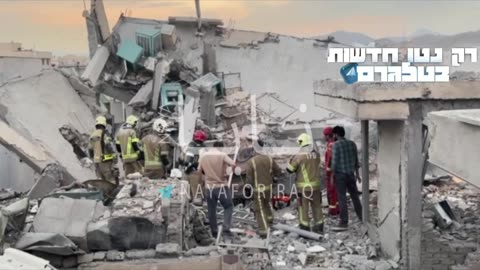 Morning in Iran looking at the damage of Israel bombing.