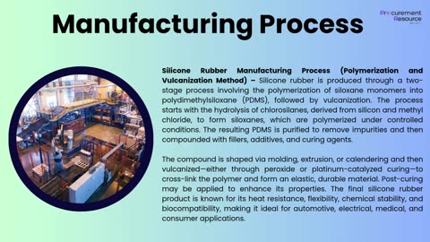 Silicone Rubber Manufacturing Plant Project Report