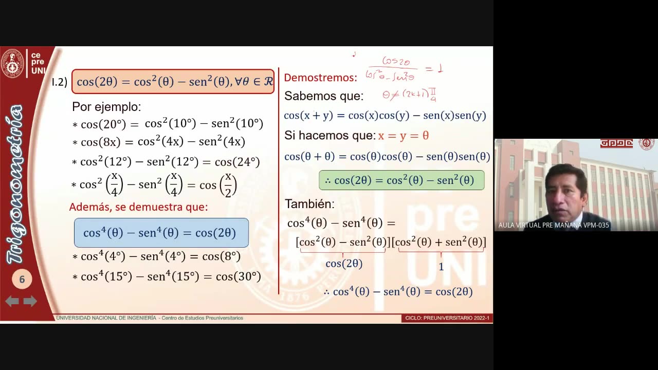 CEPRE UNI 2022 - 1 | Semana 07 | Trigonometría S2