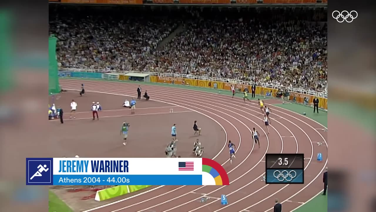 Men's 400m finals through the years! 🏃‍♂️💨