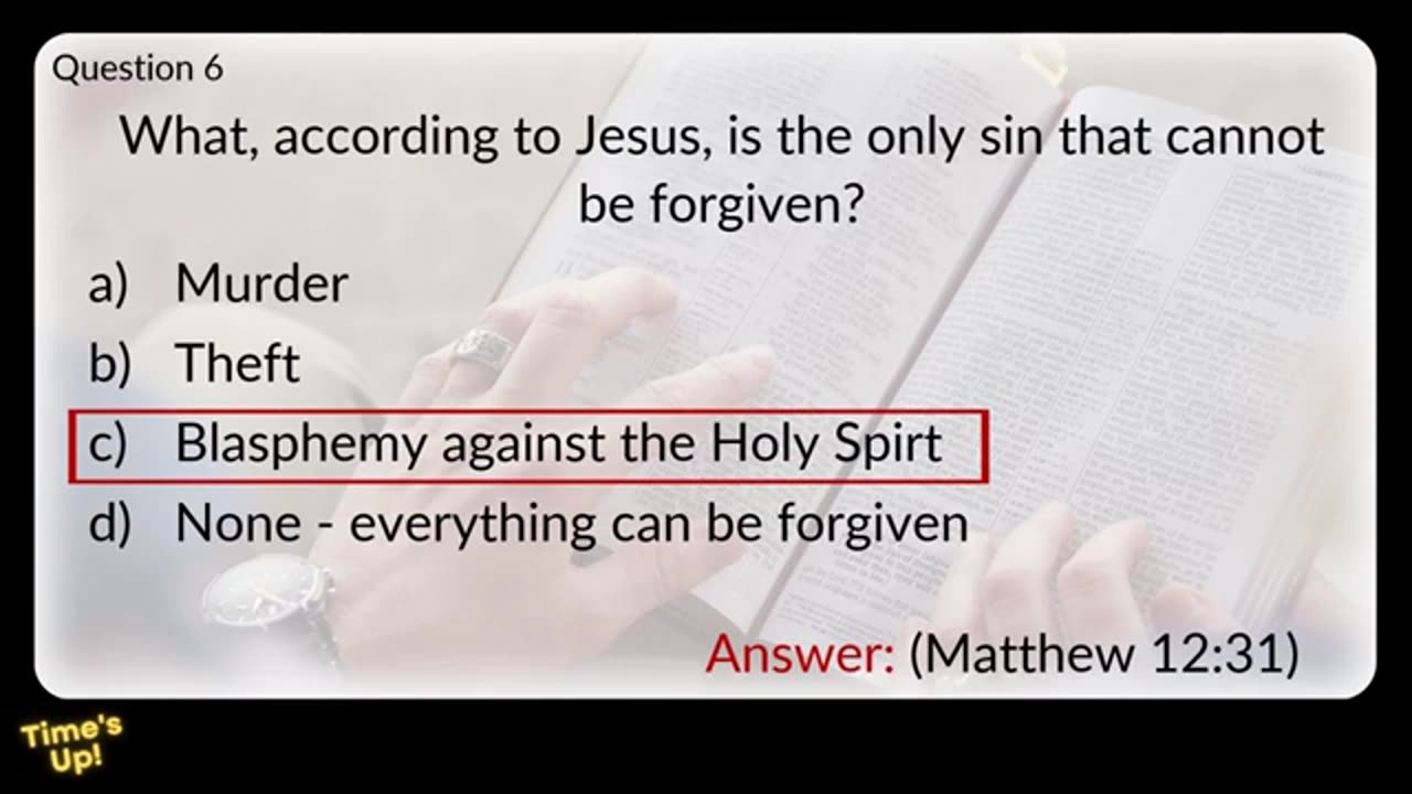 Jesus' Top 15 Teachings?👆 | Bible Quiz