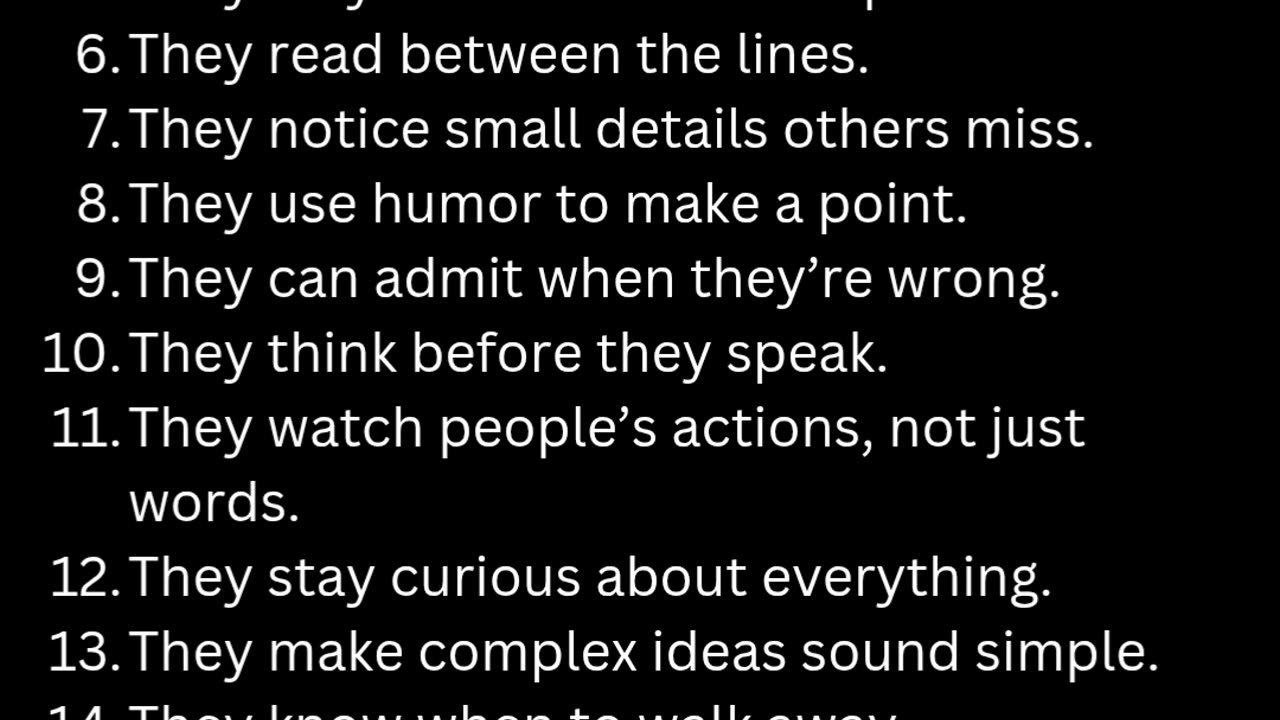 15 Signs of a Clever Person