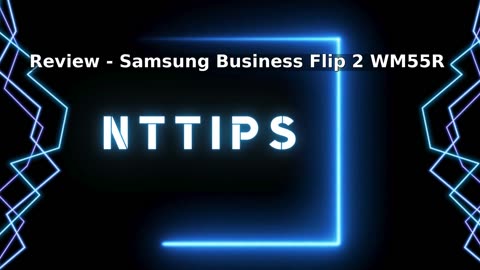 Samsung Business Flip 2 WM55R 55 Inch Digital Flipchart for Business 4K UHD 3840