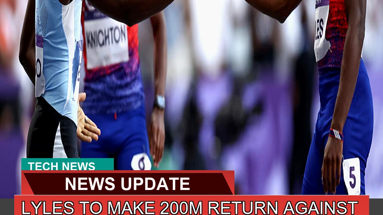 Lyles to Make 200m Return Against Tebogo in Monaco