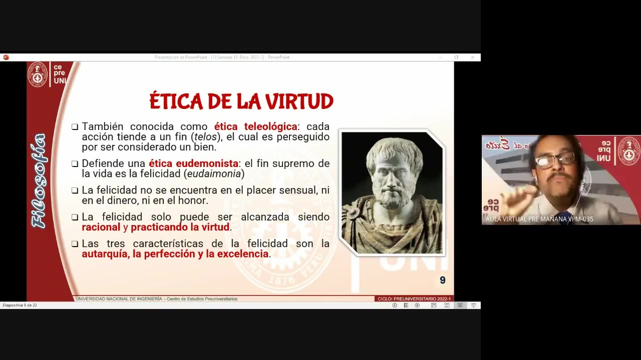 CEPRE UNI 2022 - 1 | Semana 12 | Filosofía