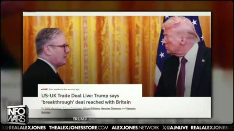 INFOWARS LIVE - 5/8/25: The American Journal with Harrison Smith / The Alex Jones Show / The War Room with Owen Shroyer