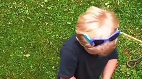 😂🛴 Toddler Buzzing Around Like a Mower! | FunFM