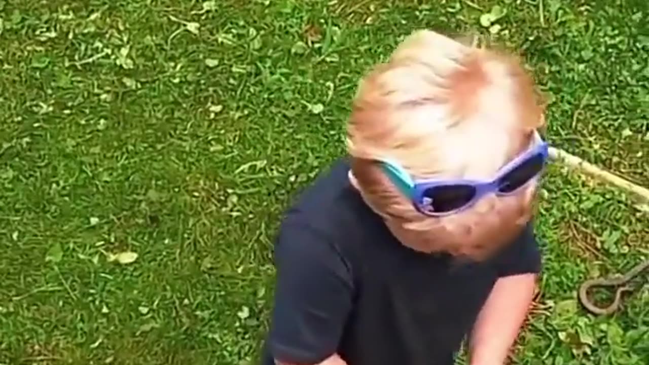😂🛴 Toddler Buzzing Around Like a Mower! | FunFM