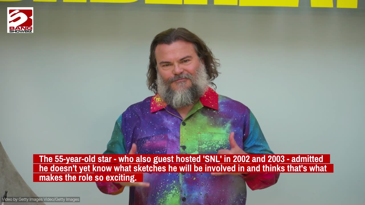 Jack Black is having 'nightmares' ahead of his return to 'Saturday Night Live'