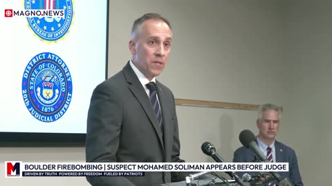 Boulder Firebomb | Illegal Alien Mohamed Soliman Appears in Court on Terrorism Charges [LIVE]