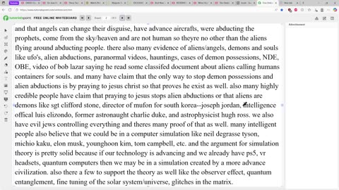 advance aliens are tormenting people