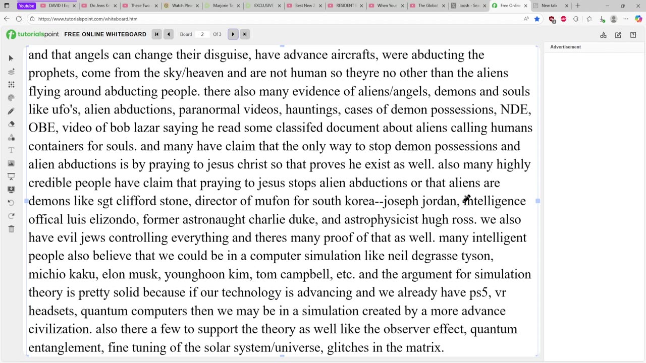 advance aliens are tormenting people