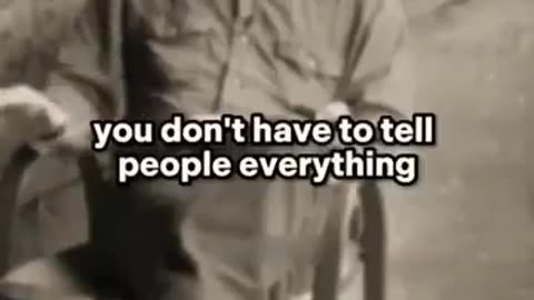 Silence is a virtue