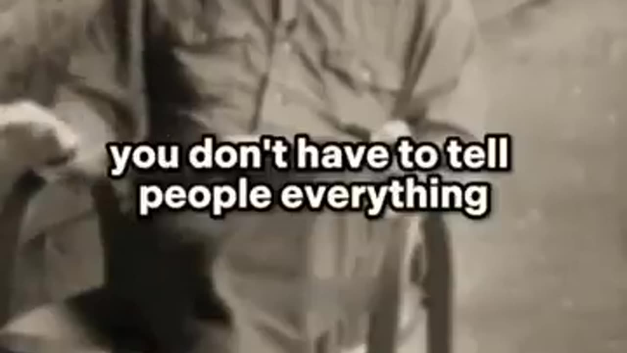 Silence is a virtue